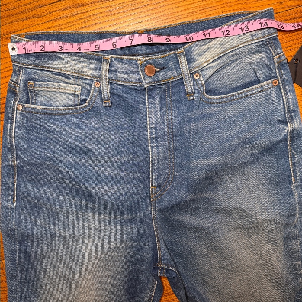 NWT Hudson Zoeey High Rise Straight Crop Jeans Size 30 - Picture 6 of 6